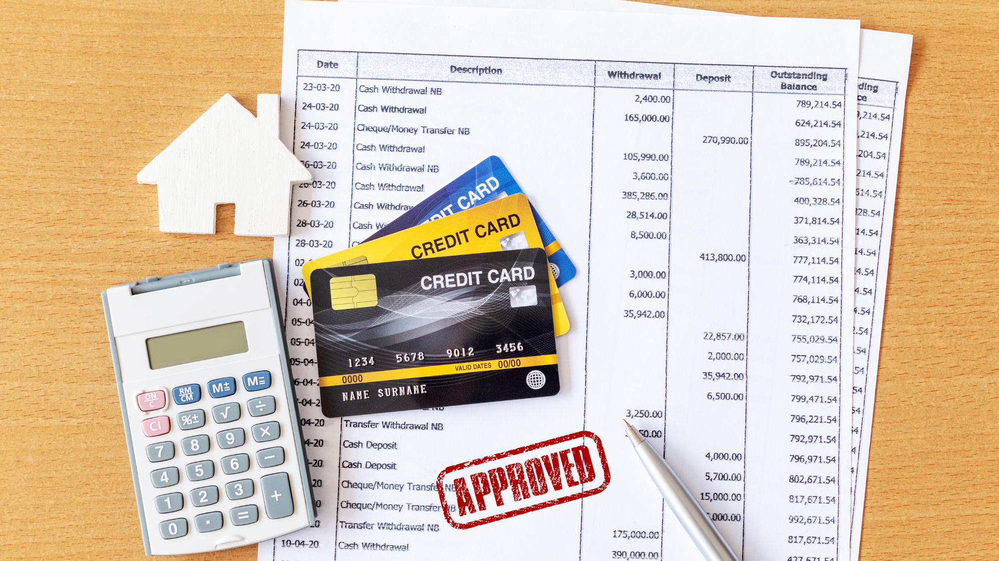 Bank statement frauds